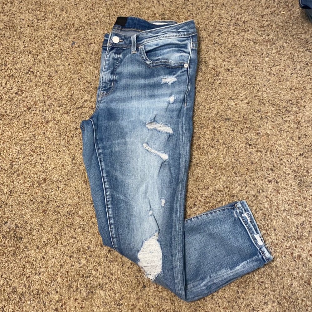 Buckle Black skinny jeans size 31